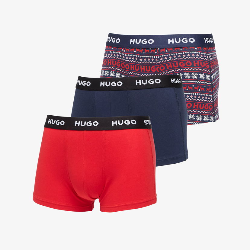 Boxare BOSS Hugo Boss Trunk 3-Pack Boxer Shorts Flerfärgad | 50532550-981