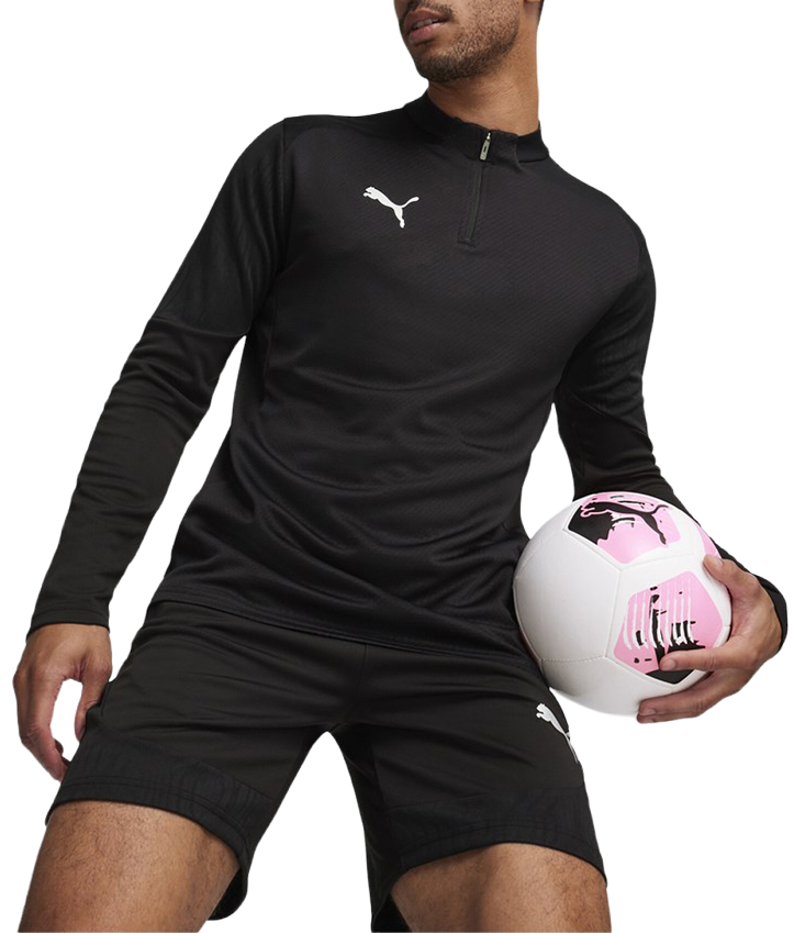 T-shirt Puma teamFINAL Training 1/4 Zip Top Svart | 658551-03