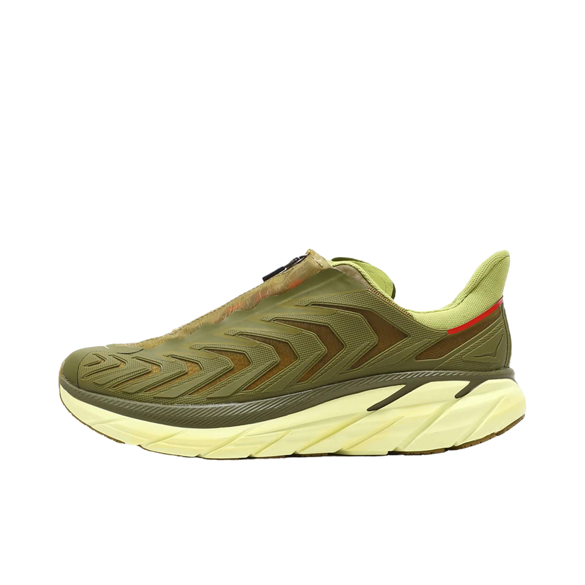 Löpning Hoka One One Project Clifton Avocado Dark Citron Grön | 1127924-ADCT