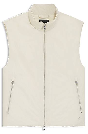 Väst BOSS Water-repellent Gilet with Down Filling Beige | 50549189