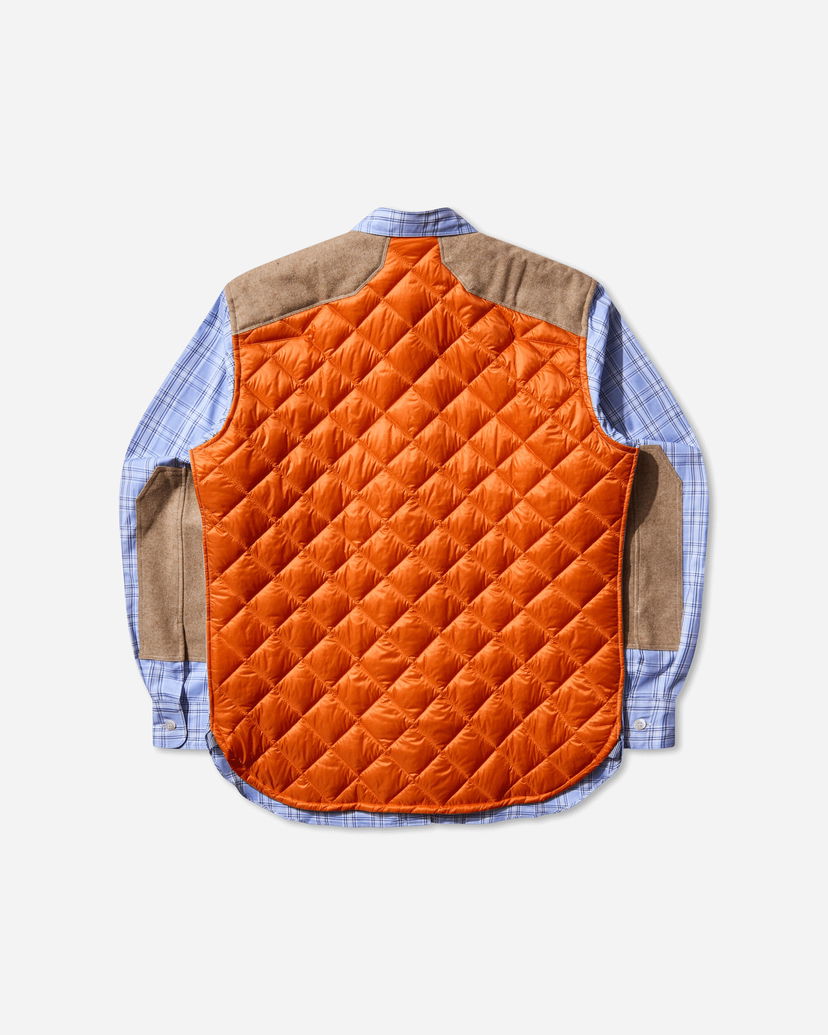 Skjorta Junya Watanabe Quilted Shirt Orange | WP-B012-W25 1