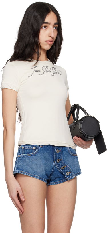 T-shirt Jean Paul Gaultier Jean Paul Gaultier 'The Tattoo' T-Shirt Vit | 25/34-F-TS111I-J089-03, 1