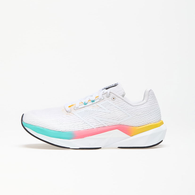 Löpning New Balance FuelCell Propel v5 White/ Ginger Lemon Vit | MFCPRLC5