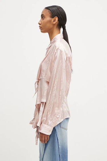 Skjorta Martine Rose Knotted Relaxed Shirt Rosa | 436WS08106, 1