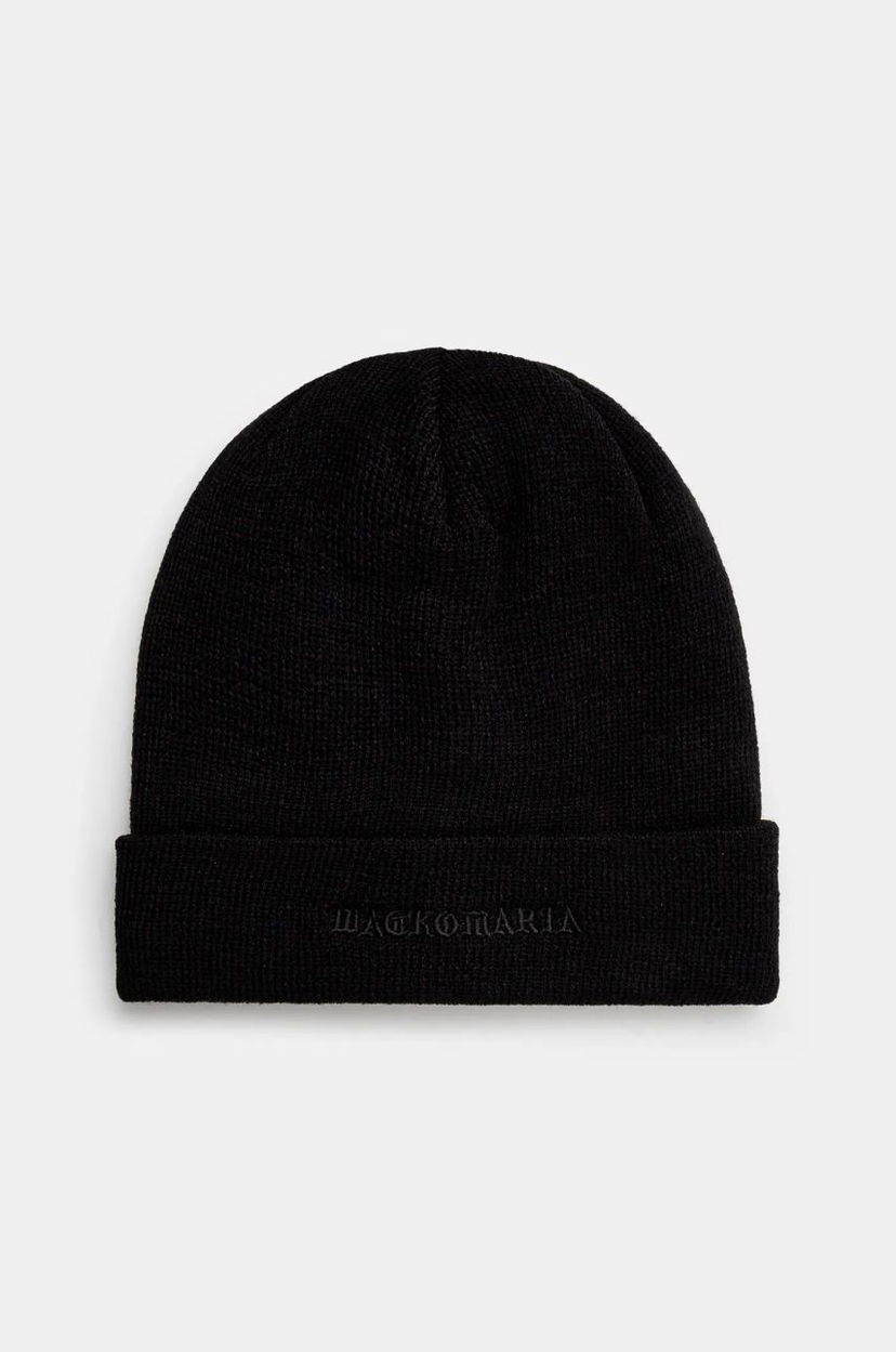 Mössa WACKO MARIA Knit Watch Cap Svart | 24FW.WMA.CP05