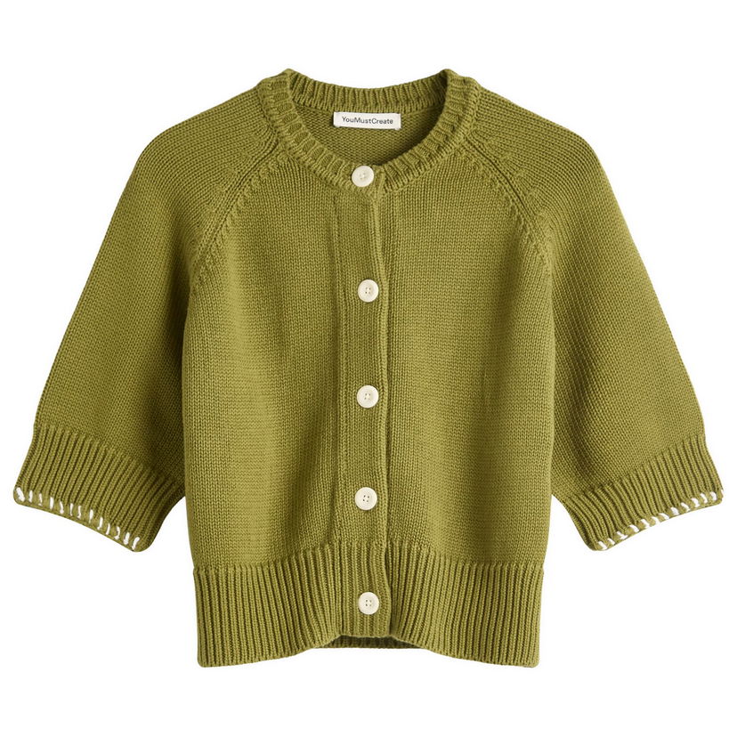 Sweater YMC YMC Kwai Knit Cardigan, Size Medium Grön | Q8YMA-30