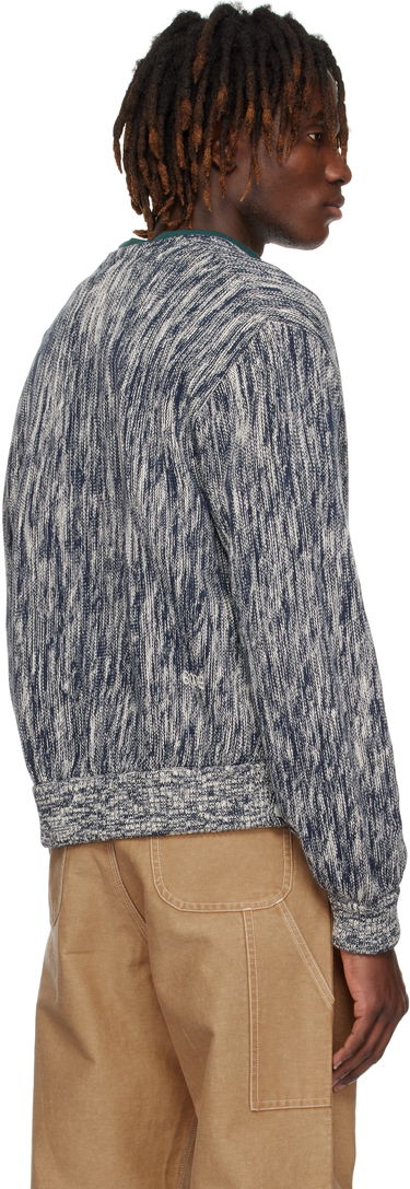 Sweater Bode Bode Double-Breasted Knit Cardigan Blå | MRS25KT027, 2