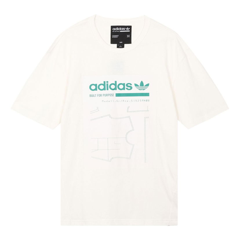 T-shirt adidas Originals Originals Graphic Short Sleeve T-Shirt Vit | DV1911