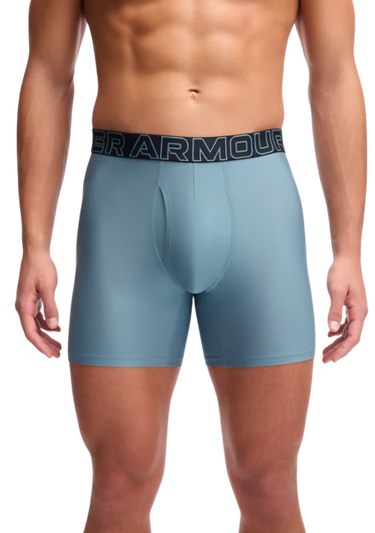 Boxare Under Armour Under Armour SOLID 6in 3-Pack Boxer Shorts Blå | 1383884-587, 1