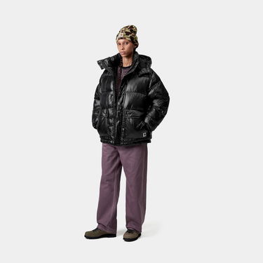 Pufferjacka Carhartt WIP Benson Puffer Hooded Jacket Svart | I035370_9, 4