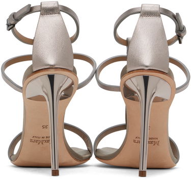 Handväska Max Mara Max Mara Nappa Leather T-Strap Sandals Metallisk | 2414521272600, 1