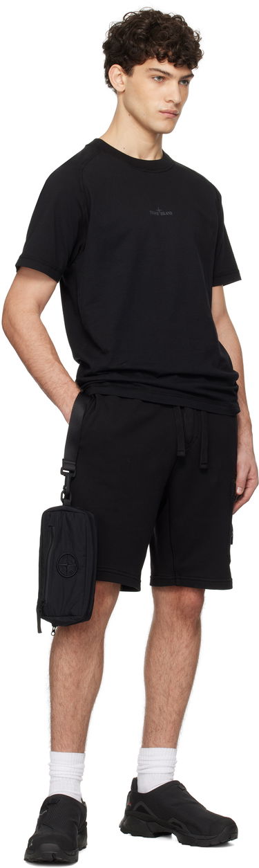 T-shirt Stone Island Stone Island Organic Cotton Jersey T-Shirt Svart | K1S15 2100020 S0080, 3