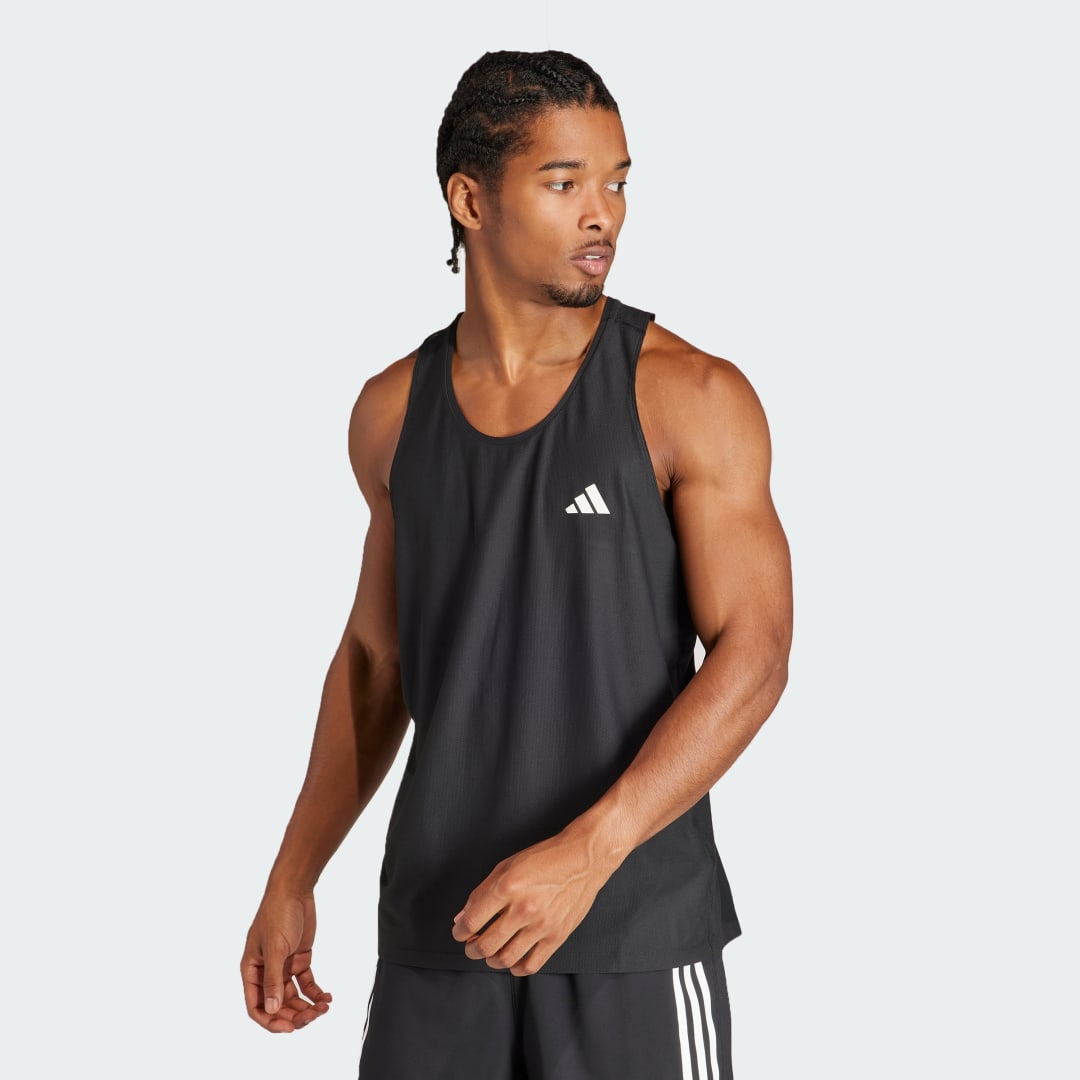 Linne adidas Performance Own The Run Tank Top Mörkblå | IN1499, 0