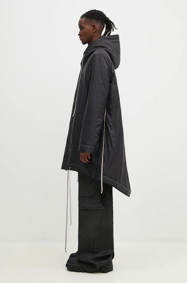 Parkas Rick Owens Fishtail Parka Svart | DU02D2950.NP, 1