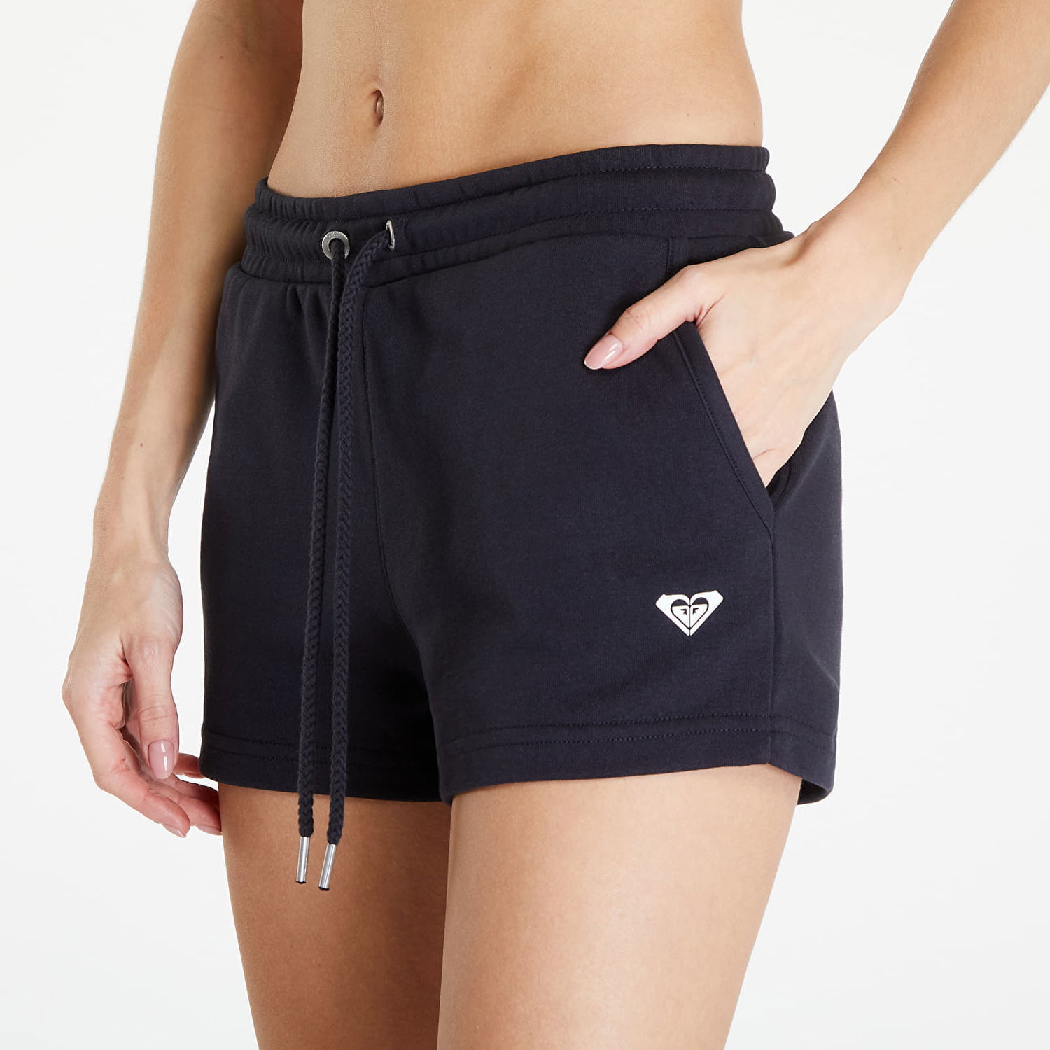 Shorts Roxy Surf Stoked Short Terry Anthracite Svart | ERJFB03416-KVJ0, 1