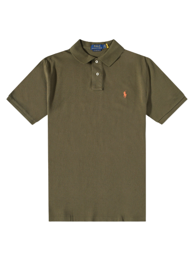 Polotröja Polo by Ralph Lauren Cusotm Slim Fit Brun | 710782592014
