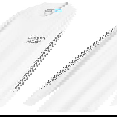 T-shirt MARKET Infinity Gourd Long Sleeve T-Shirt, Size Large Vit | 398000383-WHT, 0