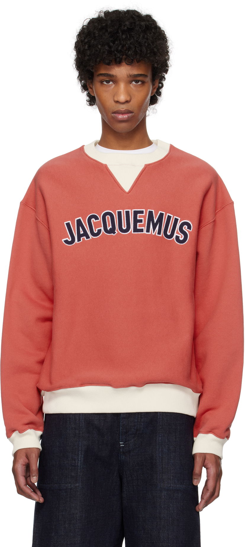 Sweater Jacquemus Jacquemus 'The Baseball' Sweatshirt Röd | 25E255JS298-2462