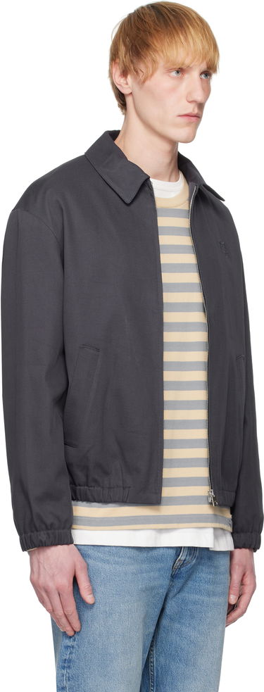 Bomberjacka MAISON KITSUNÉ Maison Kitsuné Elasticated Zipped Jacket Grå | OM02122WW9028, 1