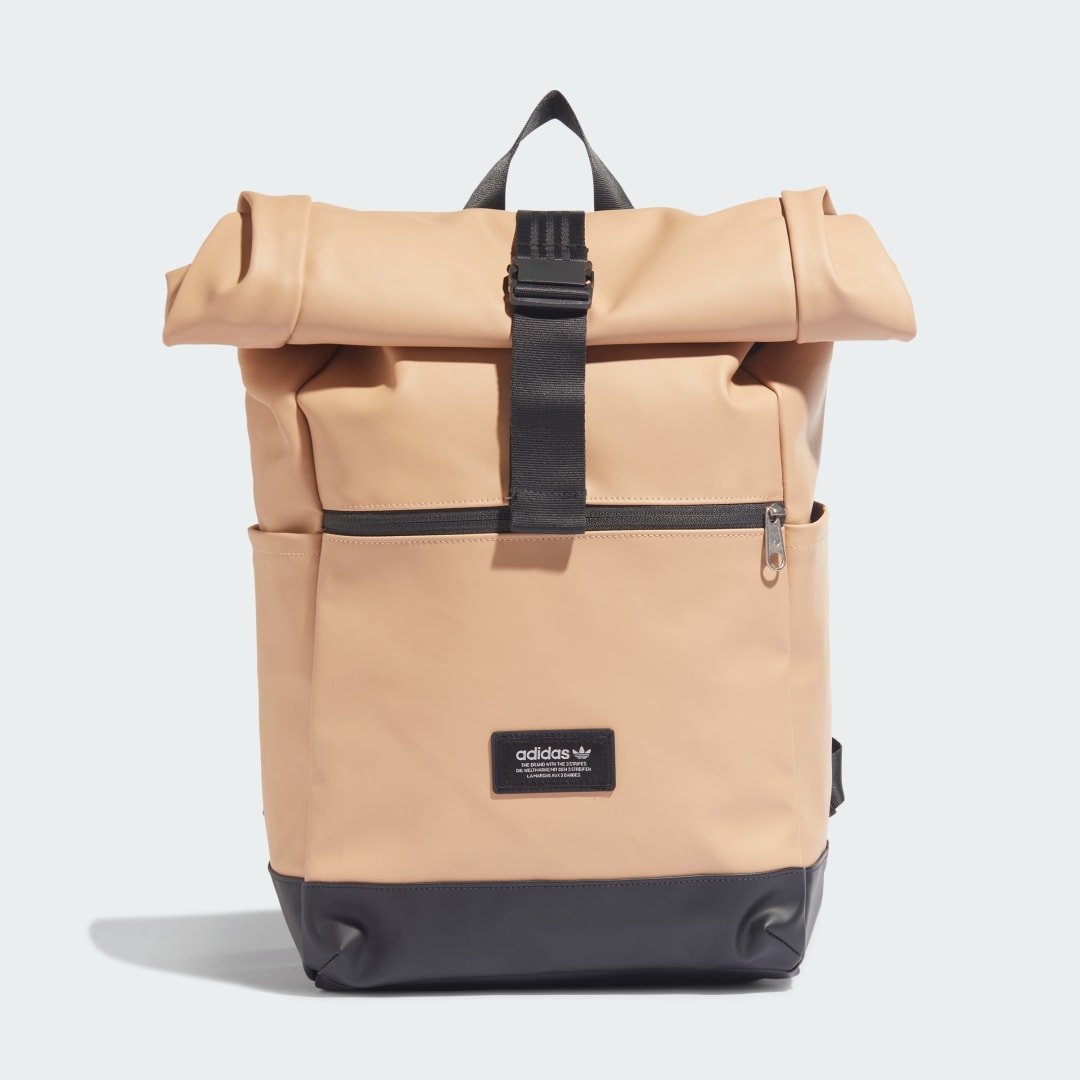 Ryggsäck adidas Originals Adicolor Advanced Roll-Top Backpack Beige | HS2618, 0