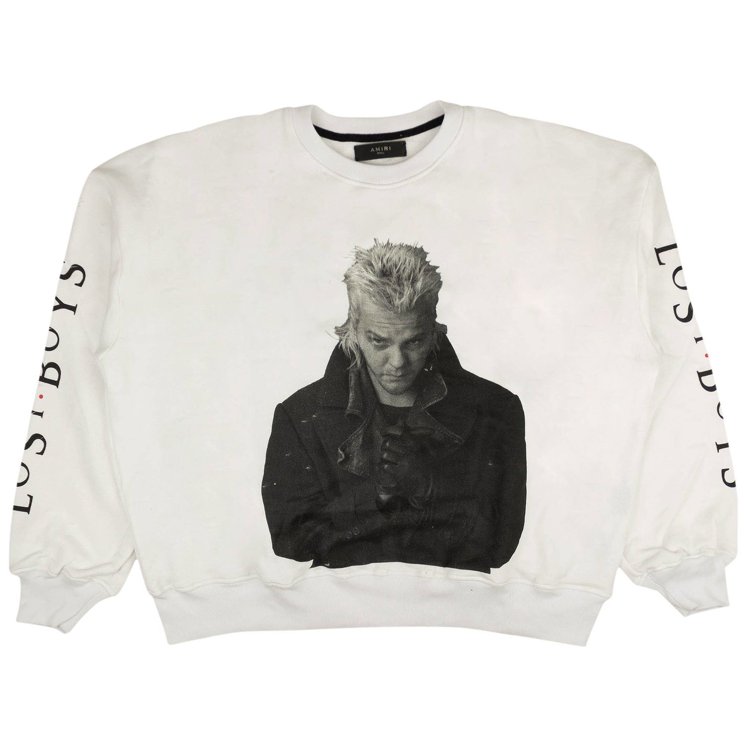 Sweatshirt AMIRI Lost Boys Loose Fit Crewneck Sweatshirt' Vit | MKCRW LOBWHT WHIT, 1