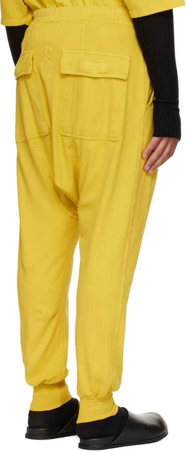 Träningsbyxor Rick Owens DRKSHDW Concordians Drawstring Sweatpants Gul | DU02E7395 JDB, 2