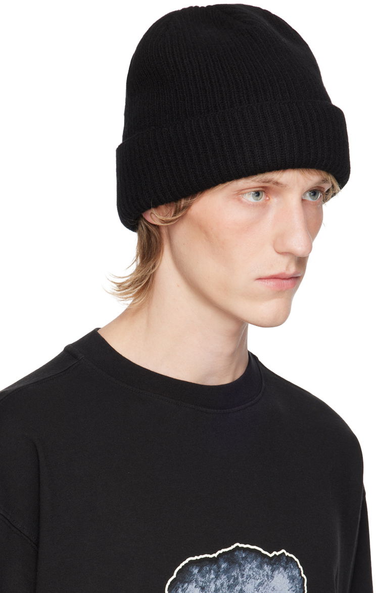 Mössa We11done Knit Beanie Svart | WD-KH2-24-644-U-BK, 1