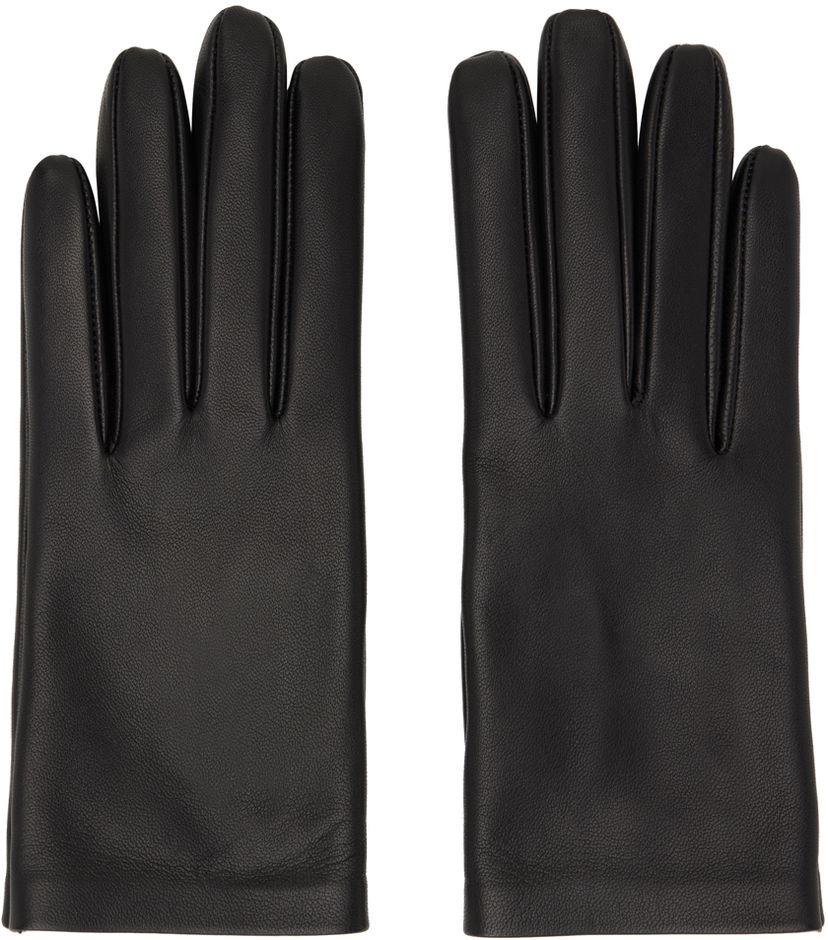 Handskar The Row Lorella Leather Gloves Svart | 7350-P52