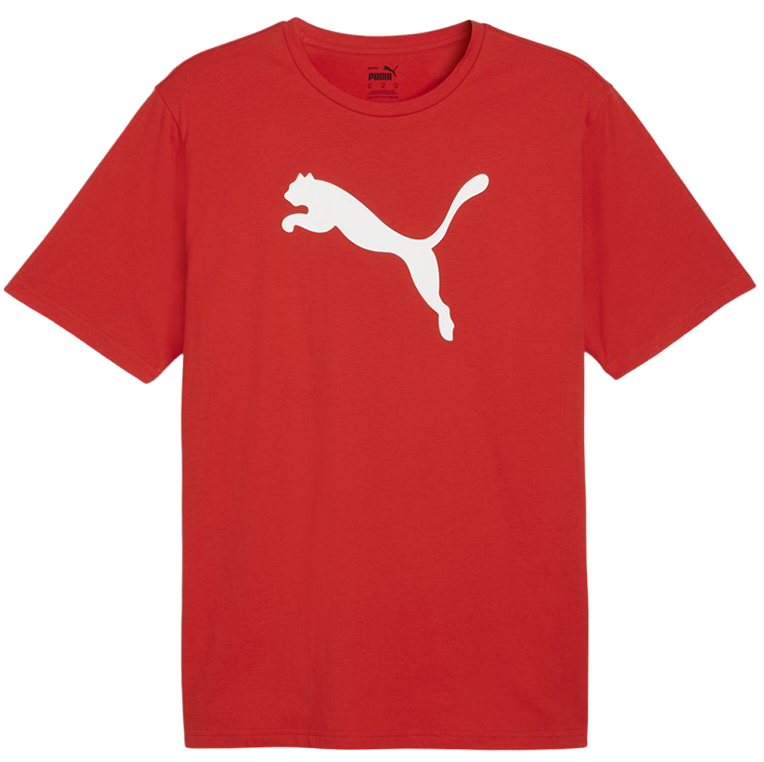 T-shirt Puma teamRISE Logo Jersey Cotton Röd | 658705-01