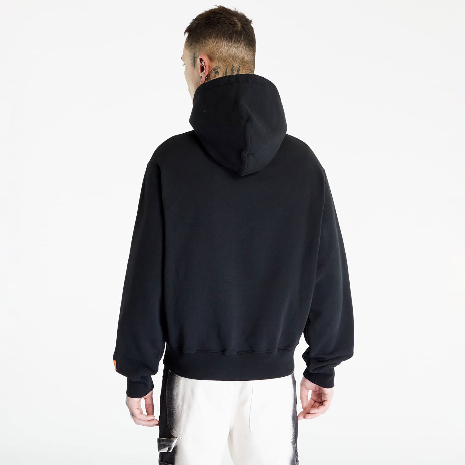 Sweatshirt HERON PRESTON Heron Hoodie Svart | HMBB024C99JER0031010, 1