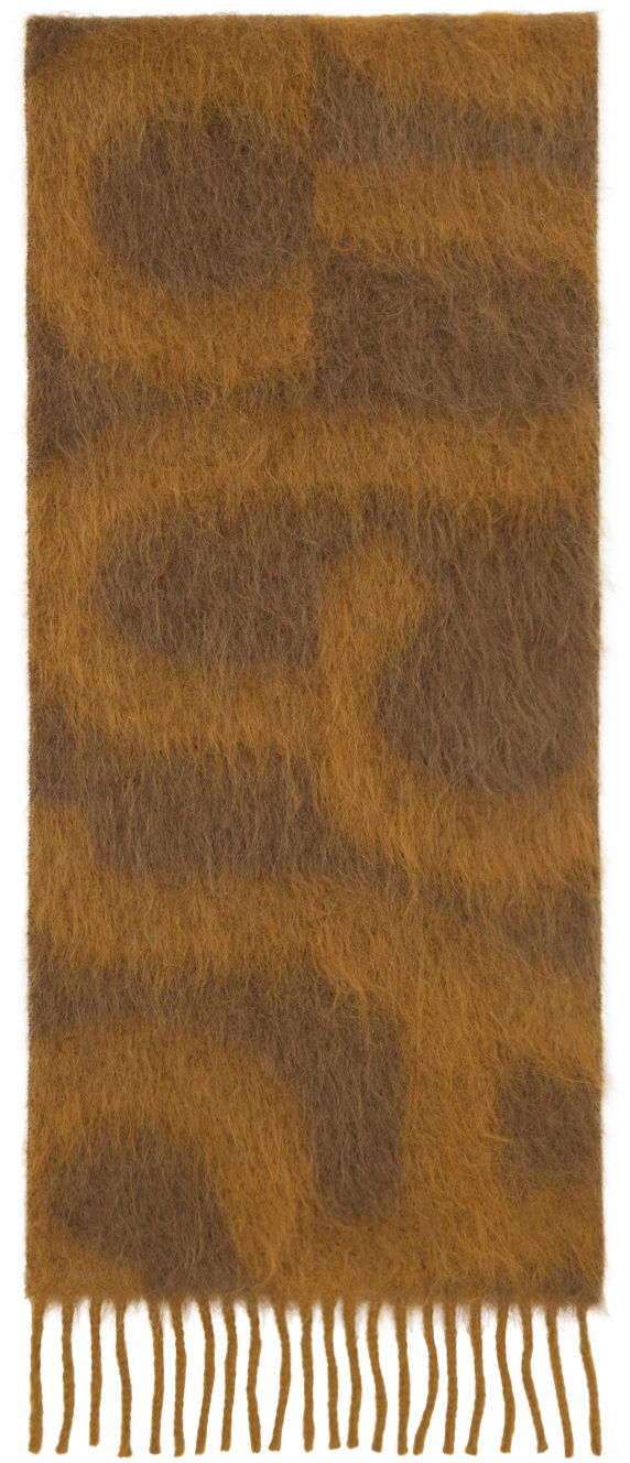 Halsduk Acne Studios Logo Scarf Brun | CA0311-, 1