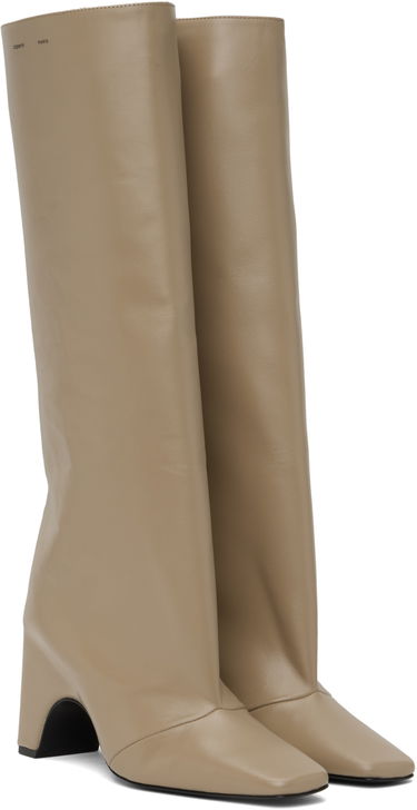 Kläder Coperni Coperni Bridge Tall Boots Beige | COPSH03F6012, 3