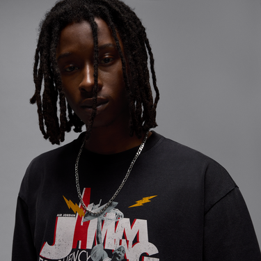 T-shirt Jordan Jordan Brand Jamming Frequency T-Shirt Svart | HJ2929-010, 4