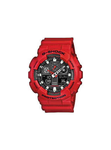 Klocka CASIO G-Shock GA-100B-4AER Röd | GA-100B-4AER