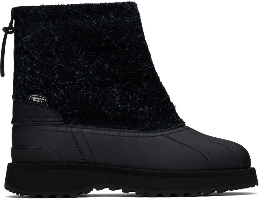 Kläder SUICOKE Suicoke BOWAL-HSTRwpab Sherpa Boots Svart | OG-378HSTRwpab