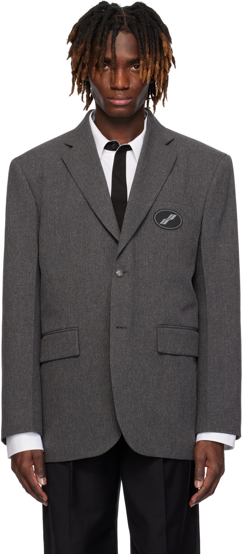 Jacka We11done We11done Oversized Blazer Grå | WD-JK4-20-715-U-CH