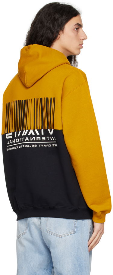 Sweatshirt VETEMENTS VTMNTS International Graphic Print Hoodie Gul | VL16HD600M, 2