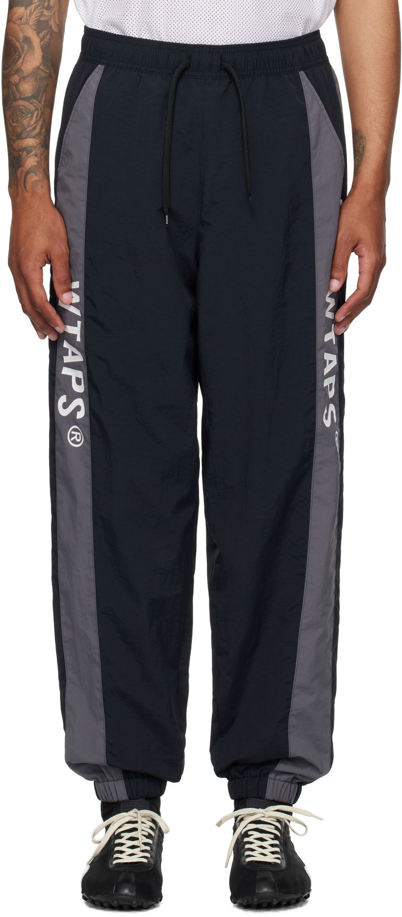 Träningsbyxor WTAPS WTAPS Deli Track Pants Mörkblå | 251CWDT-PTM07