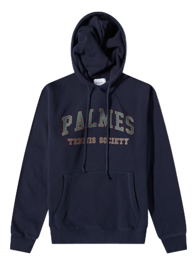 Sweatshirt Palmes Mats Collegate Hoodie Mörkblå | 00300023-NVY
