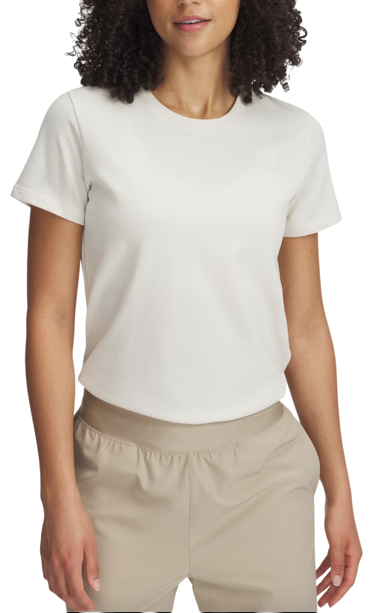 T-shirt Under Armour Under Armour HWT Branded Core Short Sleeve T-Shirt Vit | 1389745-279