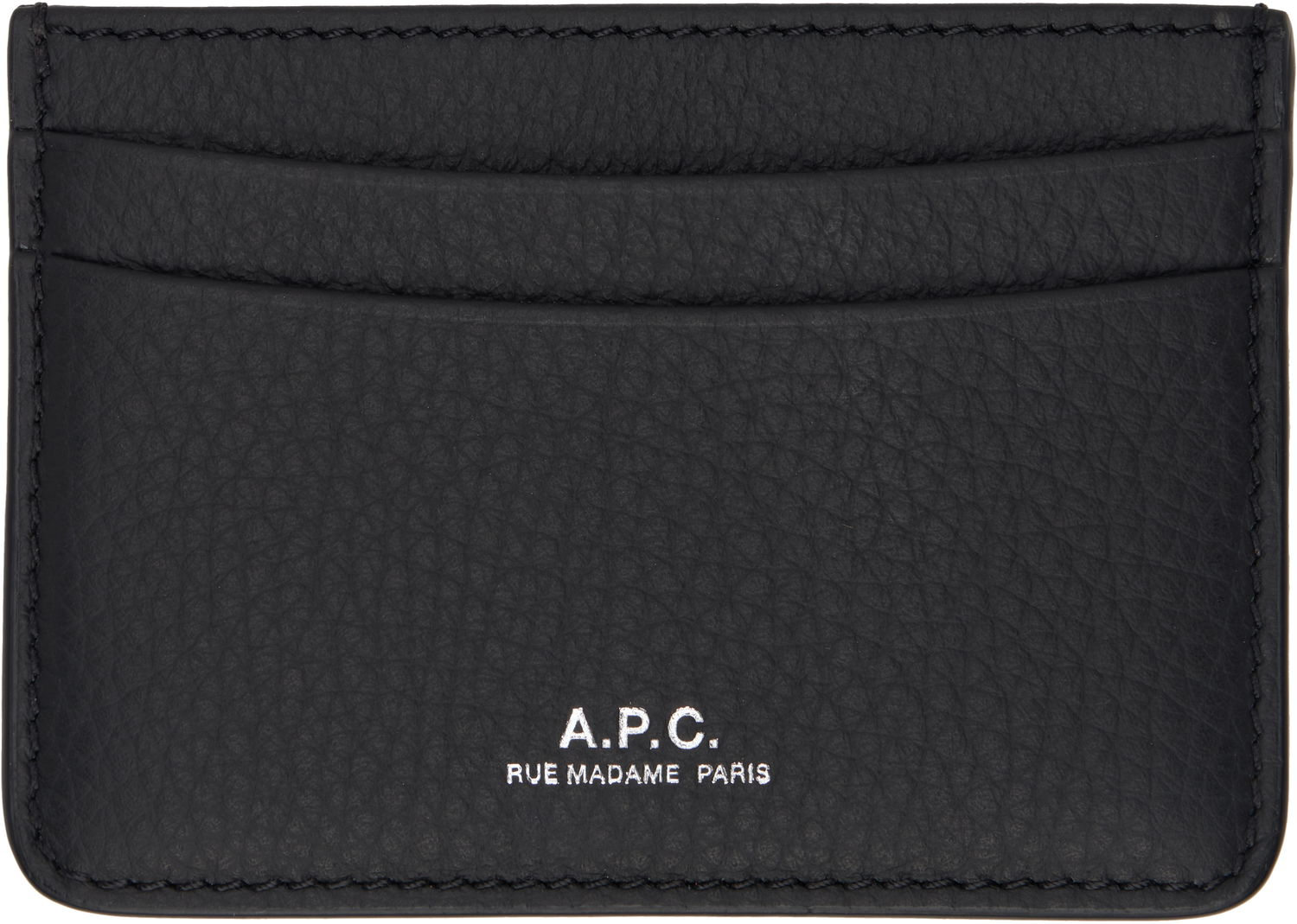 Plånbok A.P.C. A.P.C. André Leather Card Holder Svart | PXCBC-H63028, 0