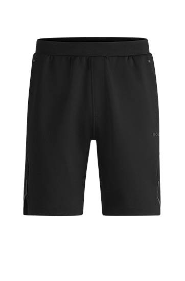 Shorts BOSS Stretch Active Shorts with Reflective Details Svart | 50531225