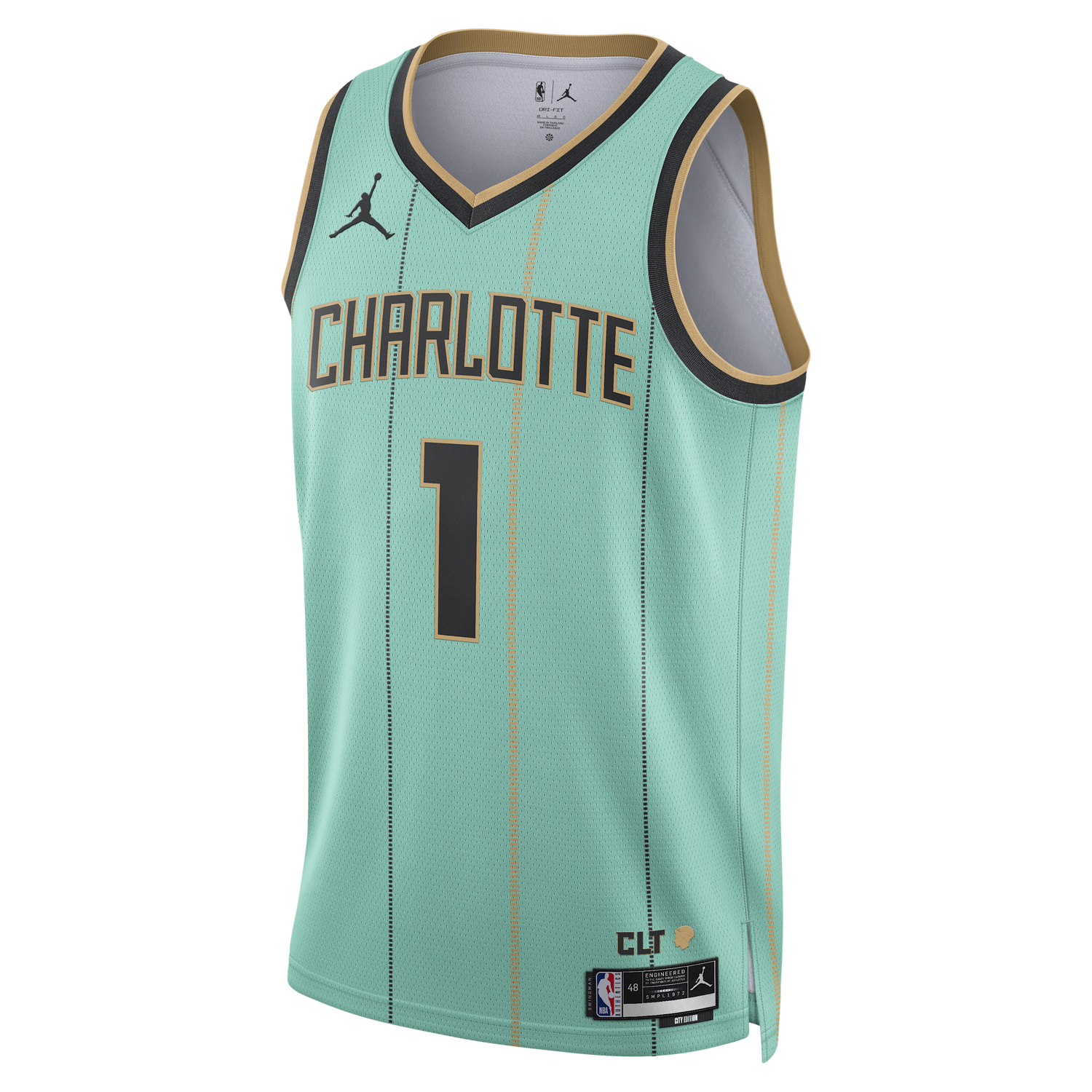Jersey Nike Dri-FIT NBA Swingman LaMelo Ball Charlotte Hornets City Edition 2024/25 Grön | FQ4336-356, 1