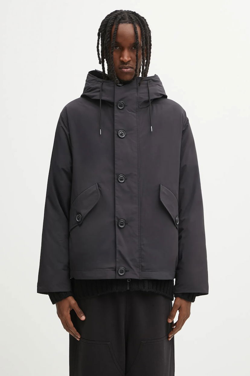 Pufferjacka C.P. Company Hooded Down Winter Jacket Svart | 19CMOW197A110419A