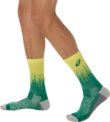 Strumpor Asics Performance Run Crew Socks Grön | 3013a977-752, 3