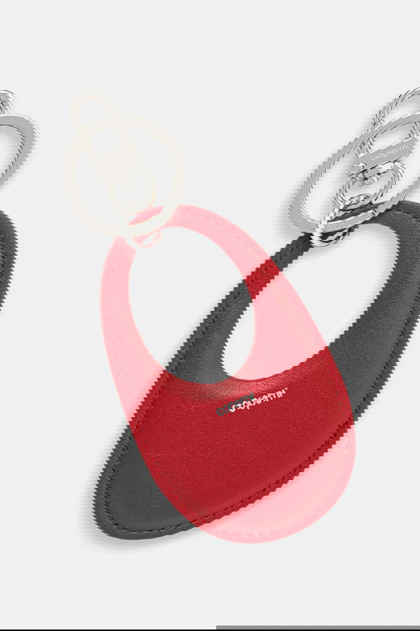 Nyckelringar Coperni Coperni Swipe Leather Keychain Röd | COPSLG02F6043, 0