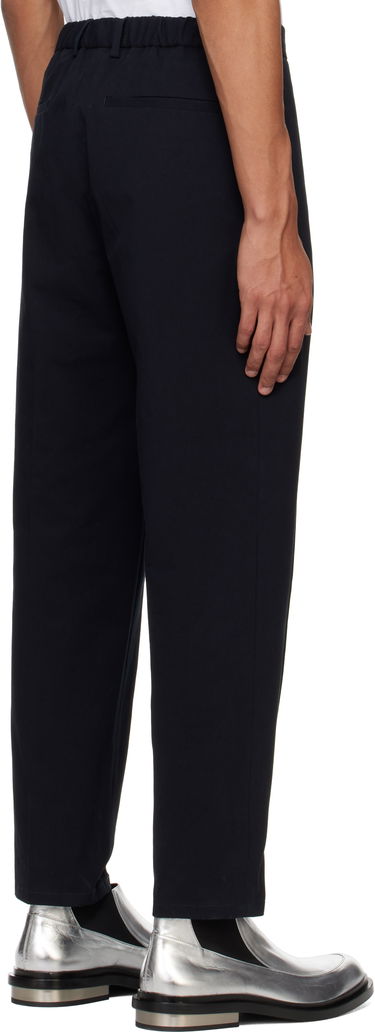Byxor Jil Sander Jil Sander Tapered Trousers Mörkblå | J21KA0011_J45286, 2