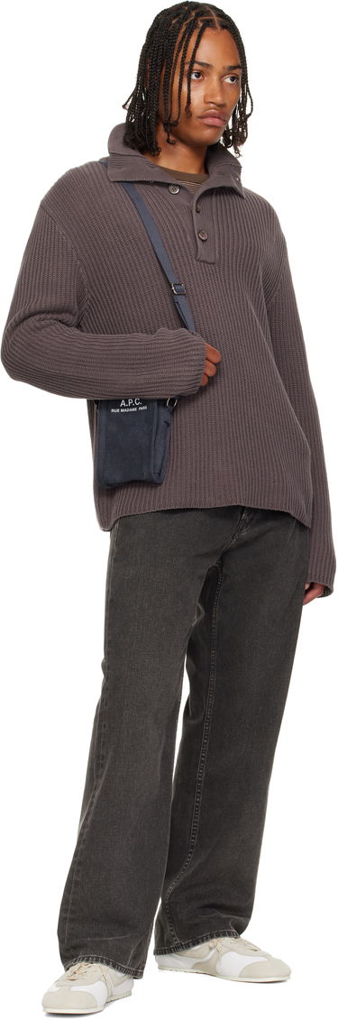 Ryggsäckar och väskor A.P.C. A.P.C. Recuperation Crossbody Phone Pouch Mörkblå | COHGV-H61931, 3