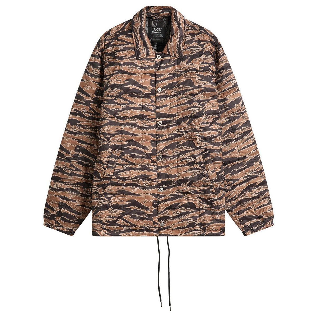 Pufferjacka TAION Down Coach Jacket Tiger Camo Flerfärgad | TAION-109CHJ-BGTC, 0