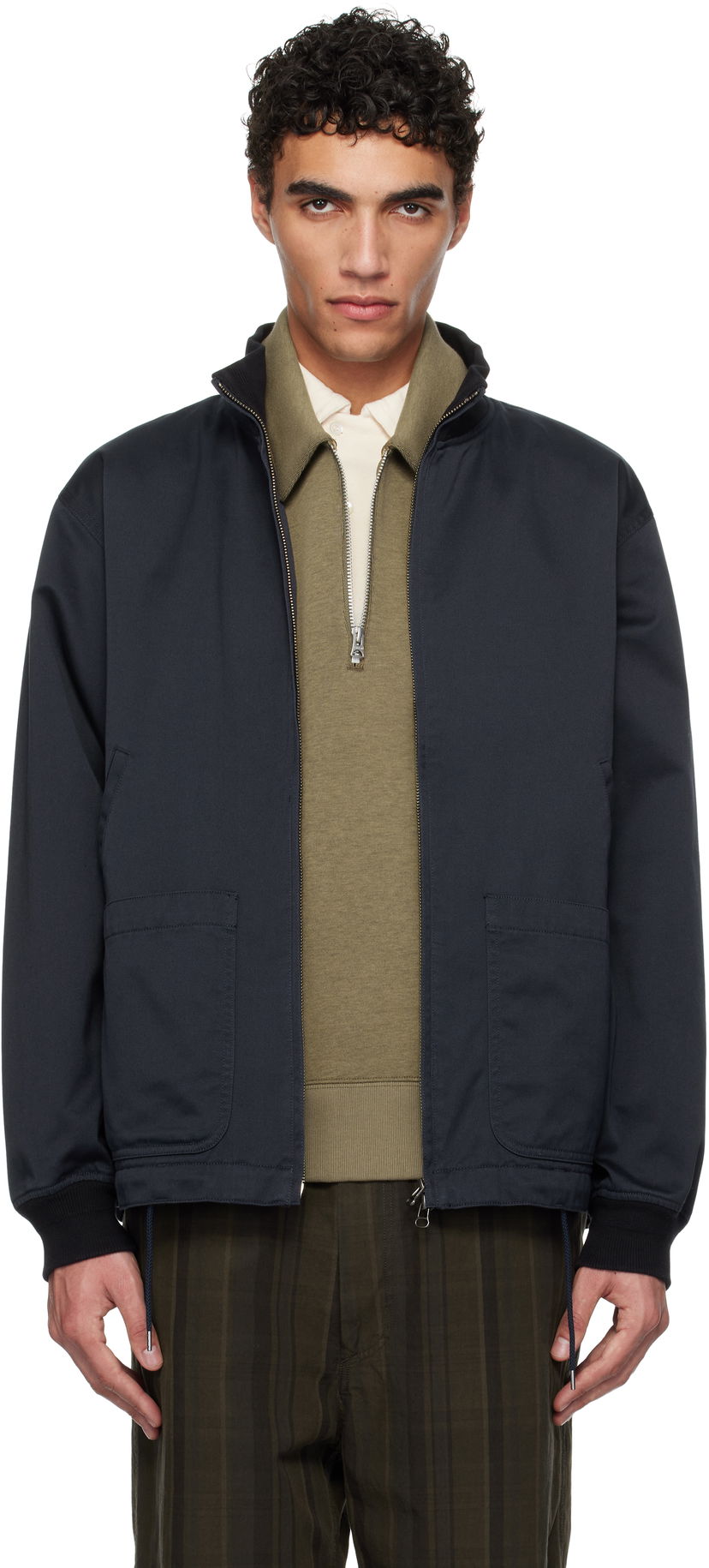Jacka NANAMICA nanamica Chino Deck Jacket Mörkblå | S25SA078U